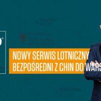 Zdjęcie - Nowy Serwis lotniczy bezpośredni z Chin do Warszawy